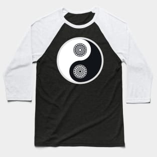 Ying Yang The Symbol Of Peace That Balance The Nature Baseball T-Shirt